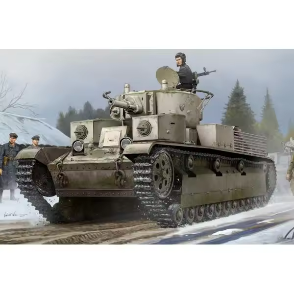 HOBBY BOSS 83853 T-28 SOVIÉTICA MEDIO TANQUE RIVETED 1/35 KIT DE - 1