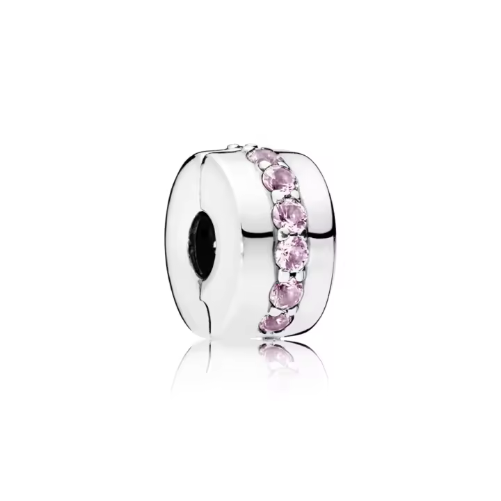 Clip Pandora Sendero Luminoso Rosa 791972PCZ - 1