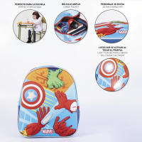 Mochila Escolar Infantil Marvel 3D para Niños – Resistente, Cómoda y Diseño Llamativo – Perfecta para Colegio y Uso Diario - details 12