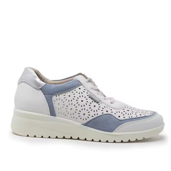 Sneakers mujer AMARPIES 28308BLCO-JE CASUAL SPORT PICADO BLANCO-JEANS 35589 25V - 1