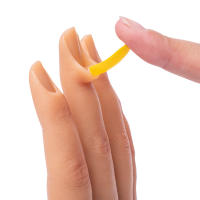 Mano De Silicona Para Uñas Postizas Entrenamiento Práctica De Arte De Manicura Modelo De Mano Para Acrylic Nails - details 0