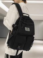 Mochila Universal De Nylon Para Hombres Y Mujeres Con Gran Capacidad Y Multi-bolsillos Mochila De Escuela Con Cierre De Hebilla Para Computadora - details 5