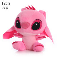 Muñeca De Peluche Disney Stitch Angel 12cm Colgante Para Llavero De Mochila De Anime Accesorio Para Parejas Regalo De Cumpleaños - details 1