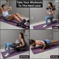 Cinturón De Entrenamiento De Cintura Con Peso Ajustable Diseño Ergonómico Para Ejercicios De Glúteos Y Abdominales Resistencia Variable - details 5