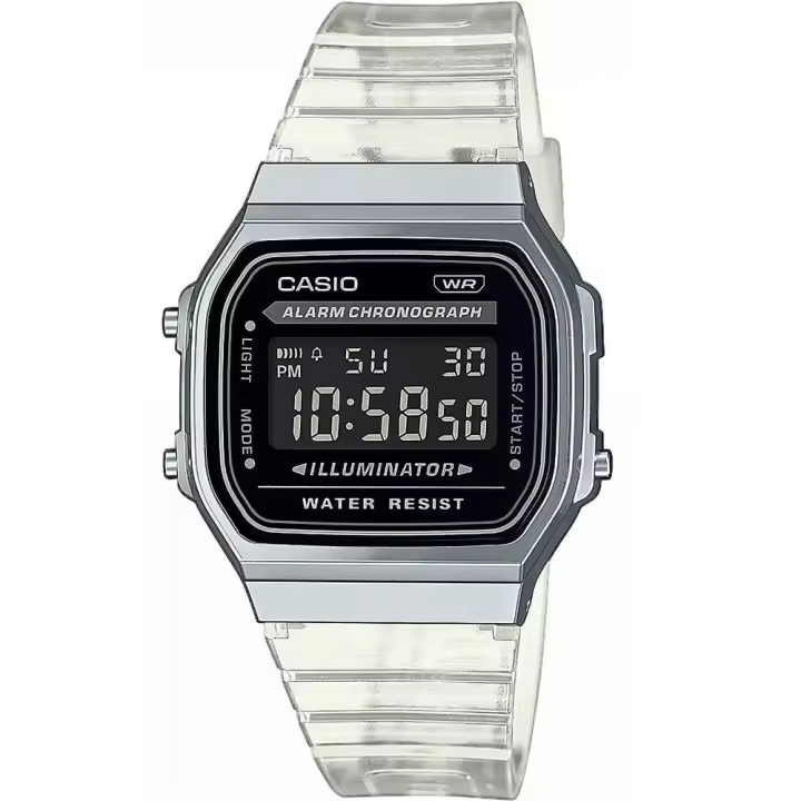 Casio Reloj A168xes-1bef Plateado Mujer - 1