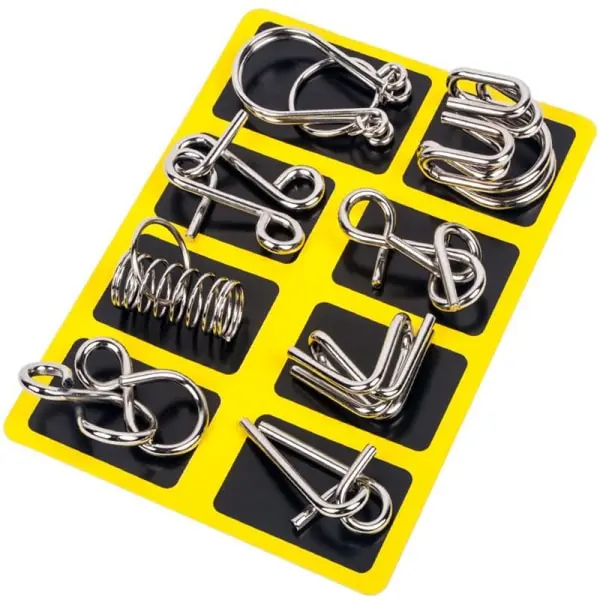 Rompecabezas de metal - Rompecabezas - Rompecabezas / Entrenamiento mental Amarillo - 1
