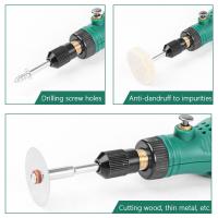 Mini Taladro Eléctrico Recargable Para Grabado Y Polido De Frutas Como Duraznos Máquina De Corte Y Grindjeo Pequeño Para DIY En El Hogar - details 5