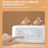 Calienta Biberones | Esterilizador Biberones | Calentador rápido de alimentos para bebés 8-En-1 y desfreezador Pantalla LCD Precise Control de Temperature Para Leche Maternal (Baby Food) - details 0