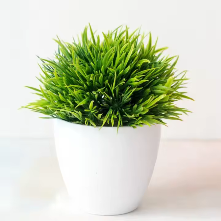 1pcs Arbol De Pinos Artificiales Bonsái En Maceta Decoración Para Bodas Festivales Y Oficinas Adorno De Casa Obsequio Creativo - 1