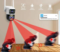 Cámara De Seguridad IP WIFI Para El Hogar 12MP Tríptico Lente 10x Zoom Vídeo HD Vigilancia CCTV Exterior Cámara De Seguridad Inalámbrica Yoosee - details 4