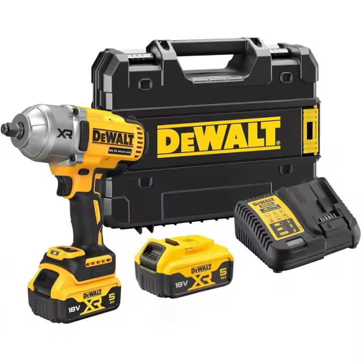 Llave de impacto 1/2" 18V 2x5,0Ah DCF900P2T-QW DEWALT - 1