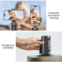 Soporte De Teléfono Móvil Con Rastreo Facial Automático Y Rotación De 360 Grados Soporte Plegable Para Vlog Y Streaming De Vivo Compatible Con Smartphones - details 6