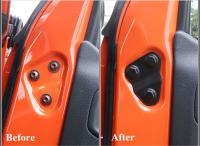 Protector De Tornillos Para Puerta Delantero De Coche Para Jeep Wrangler JL Gladiador JT Willys 2018-2023 Accesorios Interiores ABS Negro - details 4