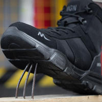 Botas De Trabajo Indestructibles Para Hombres Zapatos De Seguridad Con Punta De Acero Antipinchazos Antideslizantes Tácticas Para Hombres Y Mujeres - details 3