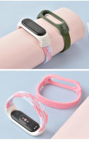 Correa De Pulsera Para Xiaomi Mi Band 6 Nylon Braided Solo Loop Miband4 Miband5 Wristband Compatible Con Mi Band 3 5 6 7 - details 9