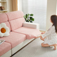Cubierta De Sofá Con Patrón De Jacquard Rayado Estilo Capa De Ducha Versátil Todo El Año Fácil De Instalar Para Sofá L Asiento Individual Y Sofá De Dos Plazas - details 12