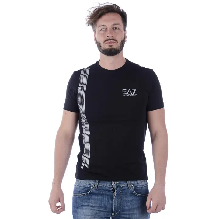 Emporio Armani EA7 Camiseta Algodón Hombre Negro 3 ZPT70PJ02Z 1200 - 1