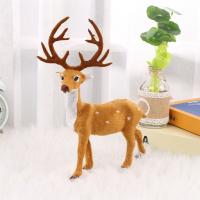 Reindeer De Peluche Simulación Para Decoración De Navidad Y Año Nuevo Tamaño 15/20/25/30/35/40cm Adornos De Ciervo Para El Hogar - details 3