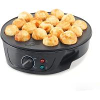 Máquina Eléctrica Para Hacer Bolas De Calamares Y Pollo Frito Mini Para El Hogar Us/Eu/Reino Unido En Color Negro Con Superficie Antideslizante Aluminio 750W - details 5