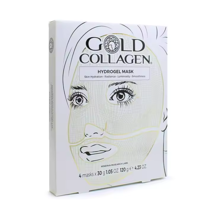 GOLD COLLAGEN Mascarilla Hidrogel 4 Unidades - 1
