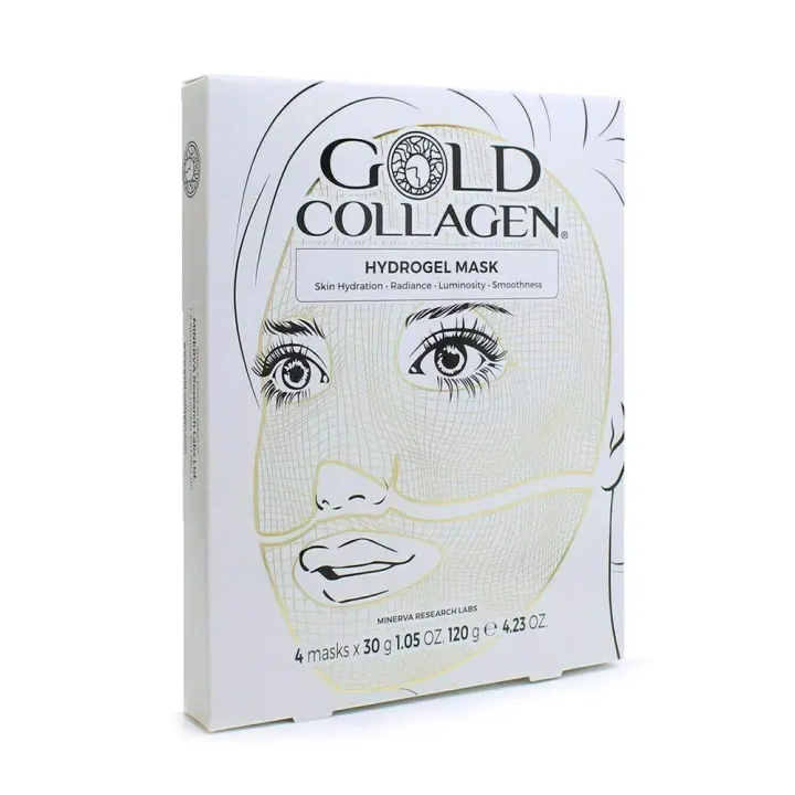 GOLD COLLAGEN Mascarilla Hidrogel 4 Unidades - 1