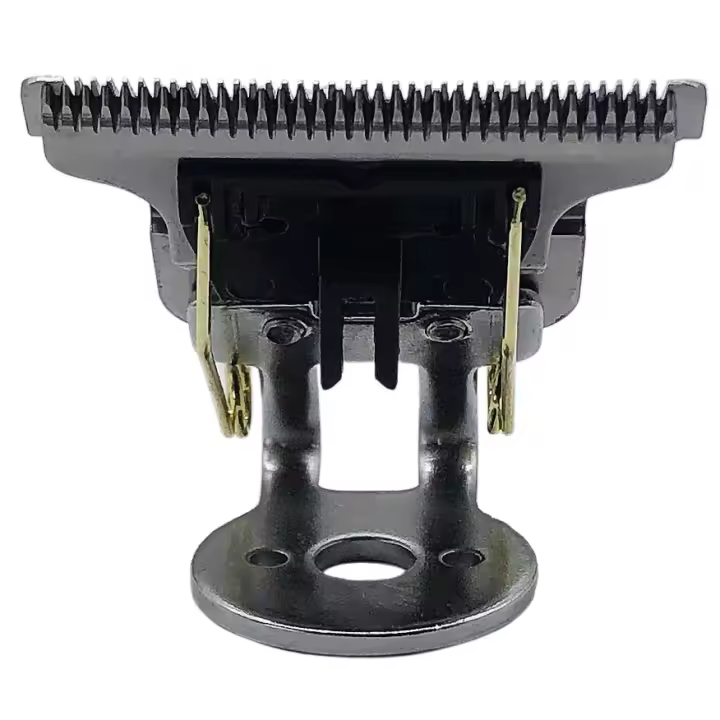 Cuchilla para cortadora de pelo en forma de T con soporte, cabezal de repuesto para cortadora de pelo T9, color plateado - 1