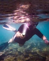 Linterna De Buceo Paweinuo IP8 Con Zoom Telescópico Más Alto Resistencia Al Agua Luz LED T6 Fuente De Poder 18650 Batería Con Cuerda En La Mano - details 14