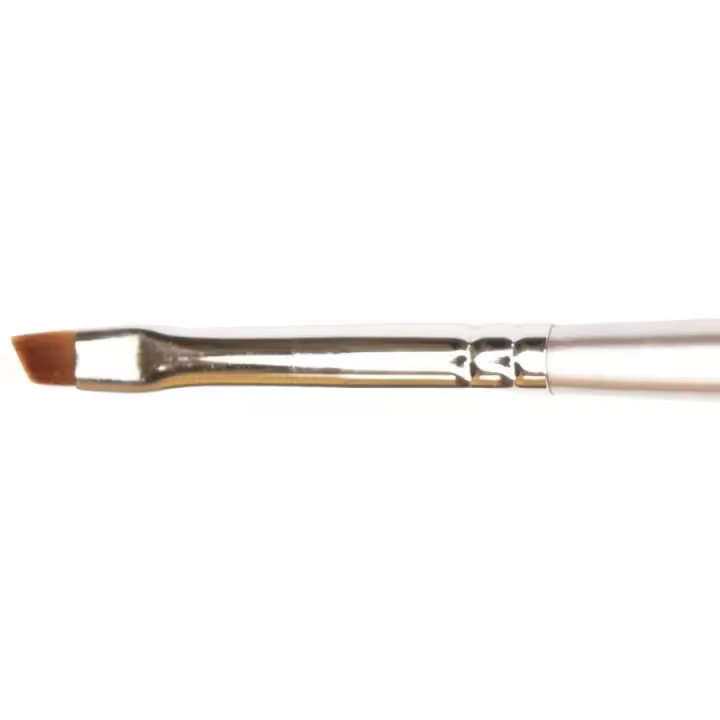 Thuya Pincel One Stroke M de Madera - Manicura de Uñas - Pincel con Ángulo Oblicuo para Técnicas One Stroke - 1