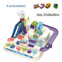 Juego De Carriles Para Coches Y Trenes Educativo Para Niños Con Modelos De Animales Y Espacio Rocket Interactivo ABS No Requiere Baterías Adecuado Para Edad 6-12 Años - details 1