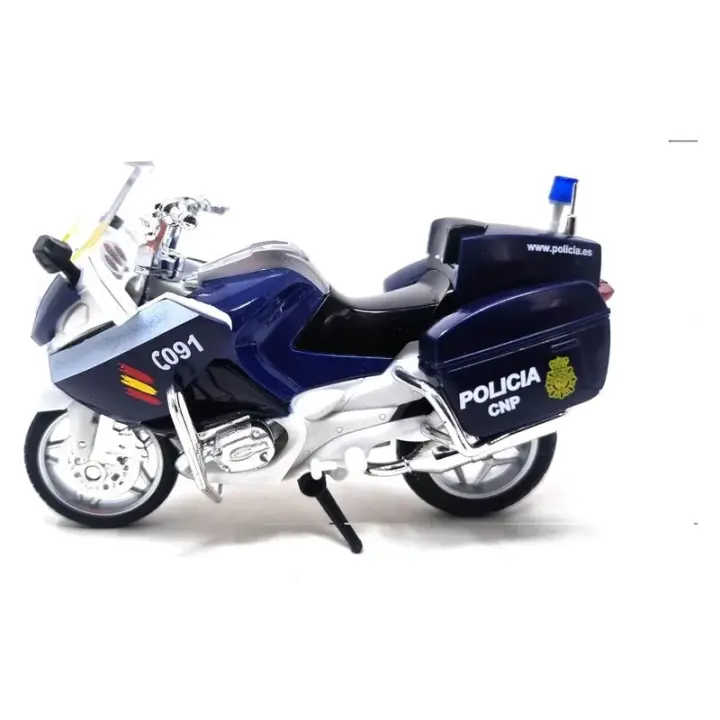 Moto Policía Nacional Metálica 1:12 GT-3987 PLAYJOCS - 1