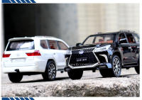 Modelo De Coche LX570 SUV a Escala 1:24 Con Luz Y Música Puertas Abiertas Función Retroceso Regalo Para Niños Vehículos De Tierra - details 12