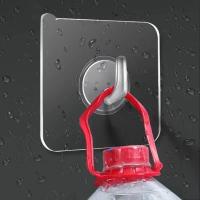 Gancho Adhesivo Fuerte Transparente Para Cocina Y Baño Sin Rastro Gancho Pegajoso Multifuncional Para Almacenamiento Y Colgar En Puerta Y Pared - details 3