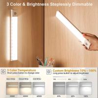 Luz De Armario LED Con Sensor De Movimiento Recargable Por USB Ajustable En Color Tamaño Diferente Disponible Luz De Noche Para Encimera Y Armario - details 1