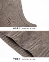 Suéter Casual Para Hombres Chaqueta De Talle Alto Caliente Otoño Invierno Moda Cómoda Transpirable Chaleco Sin Mangas Para Gimnasio - details 12