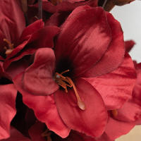 Bouquet Artificial De Magnolias De Alta Calidad Para Decoración De Hogar Fiesta Boda Navidad Flores Silken Accesorios De Fondo - details 5