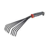 Rake De Jardín Pequeño Con 9 Dientes Herramienta Agrícola Para Hojas Y Paja Rake De Acero Para Jardinería Y Cosecha - details 2