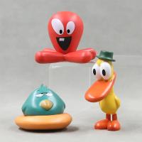 Juego De 7 Figuras Kawaii Pocoyo De Película Y TV En PVC Animal Bird Duck Elephant Modelo De Juguete Ornamento Escena Figuras Anime Cartoon Lindo - details 4