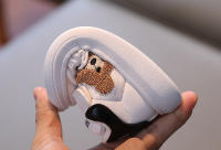 Zapatillas De Deporte Para Bebés Oso Panda Niños Y Niñas Todoterreno Transpirables Cordones De Cierre Estilo Moda Primavera Verano Otoño Invierno Material Superior PU - details 11