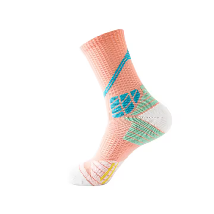Calcetines De Deporte Para Hombres De Cuello Alto Con Borlas Engrosadas Antideslizantes Para Baloncesto Y Badminton - 1