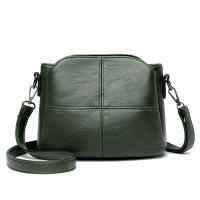 Bolso De Hombro Para Mujer Vintage En Piel Suave PU Color Sólido Cuadrado Bolsa Cruzada Para Mujer Madura Nuevo Gran Mensajero - details 13