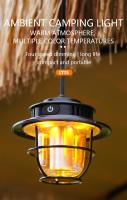 Lámpara De Camping Portátil Retro Impermeable Luz De Emergencia Dimmer Sin Escala Para Colgar En La Tienda De Campaña Y Senderismo Al Aire Libre - details 0