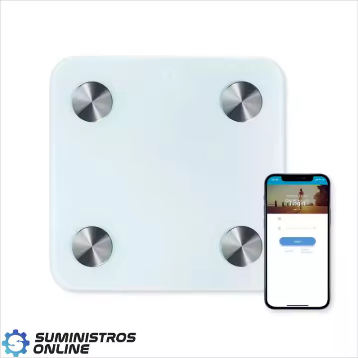Báscula Baño Inteligente de Peso y Grasa - Digital con Aplicación de Teléfono Inteligente - 1