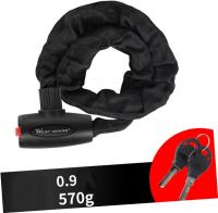 Candado de Cadena Resistant para Bicicleta y Ciclomotor, 1,2 m con 2 Llaves - details 0
