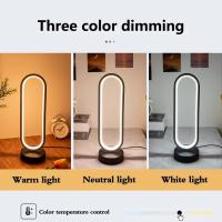 Lámpara De Mesa LED Decorativa Anillo Nueva Letra G 3 Colores Ajustables Luz Suave Estilo Noche Para Dormitorio Lámpara De Noche - details 4