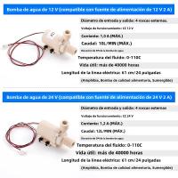 Bomba De Agua Solar DC 12V/24V 5M Para Agua Caliente Motor Sin Escobillas De Alta Presión Resistente a Altas Temperaturas Para Riego - details 3