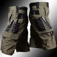 Pantalones Militar Verdes Para Hombres Estilo Safari Casual Shorts De Verano Multi Bolsillos Material COTON Y POLYESTER - details 14