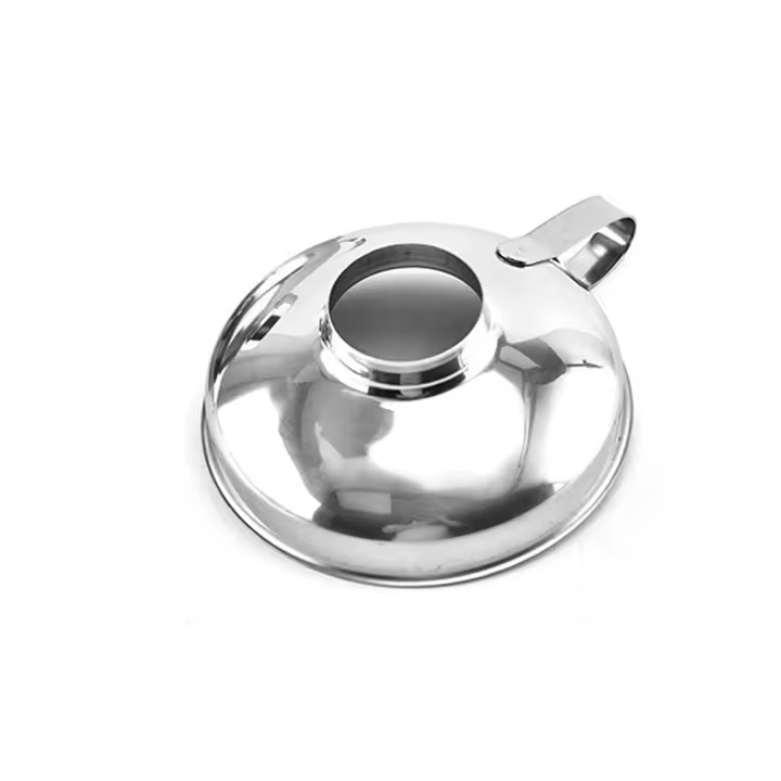 Embudo de Maple inoxidable para frascos anchos y regulares, 1 Unidad, Embudo de Cocina Para frascos Mason with ASA (Pequeño) - 1