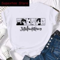 Camiseta Jujutsu Kaisen Japón Anime Para Mujer Kawaii Yuji Itadori Gojo Satoru Estampado Casual Manga Corta Algodón Poliéster T-Shirt Moda - details 8