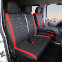 Funda De Asiento De Coche Roja 1+2 Para Renault Master 3 Jumpy De 2008 a 2016 Universal Para Transporte Material Polyester Cuatro Estaciones - details 2