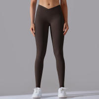 Leggings De Yoga Para Mujer Cintura Alta Levantamiento De Caderas Gimnasio Sin Costuras Pantalones De Deporte Fitness Running - details 87